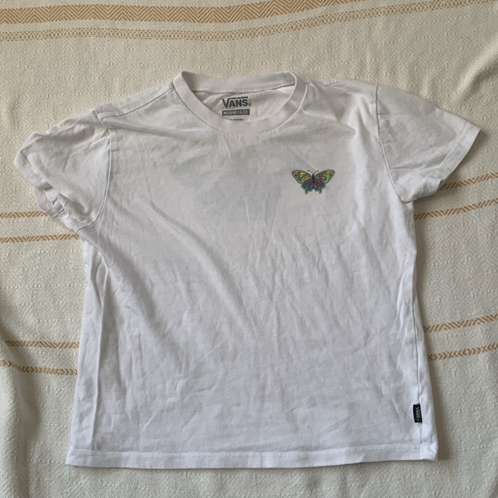Vans Natural Fly Tee Size Medium 10-12